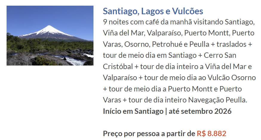 Viagem para o Chile